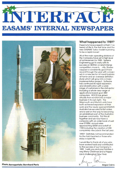 EASAMS 1989 INTERFACE Newsletter