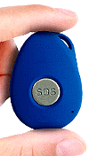 Pocket Pal ( Footprint ) GPS 'phone pendent