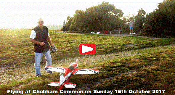 Flying at Chobham Common video on 15th October 2017