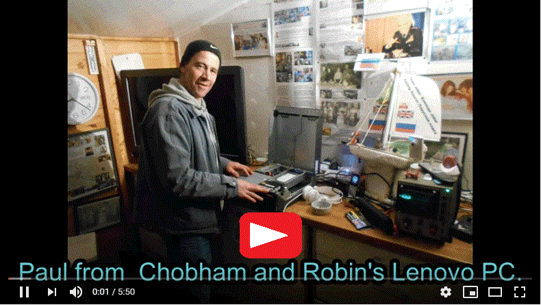 Paul from Chobham and Robin's Lenovo PC