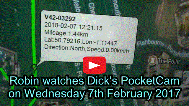 Dick sailing with PocketCam