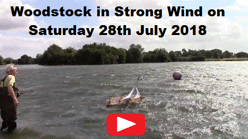 Woodstock on Bray Lake in Strong Wind on 28 July 2018